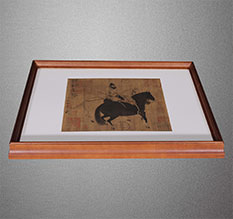 虹口书画装裱配框服务案例